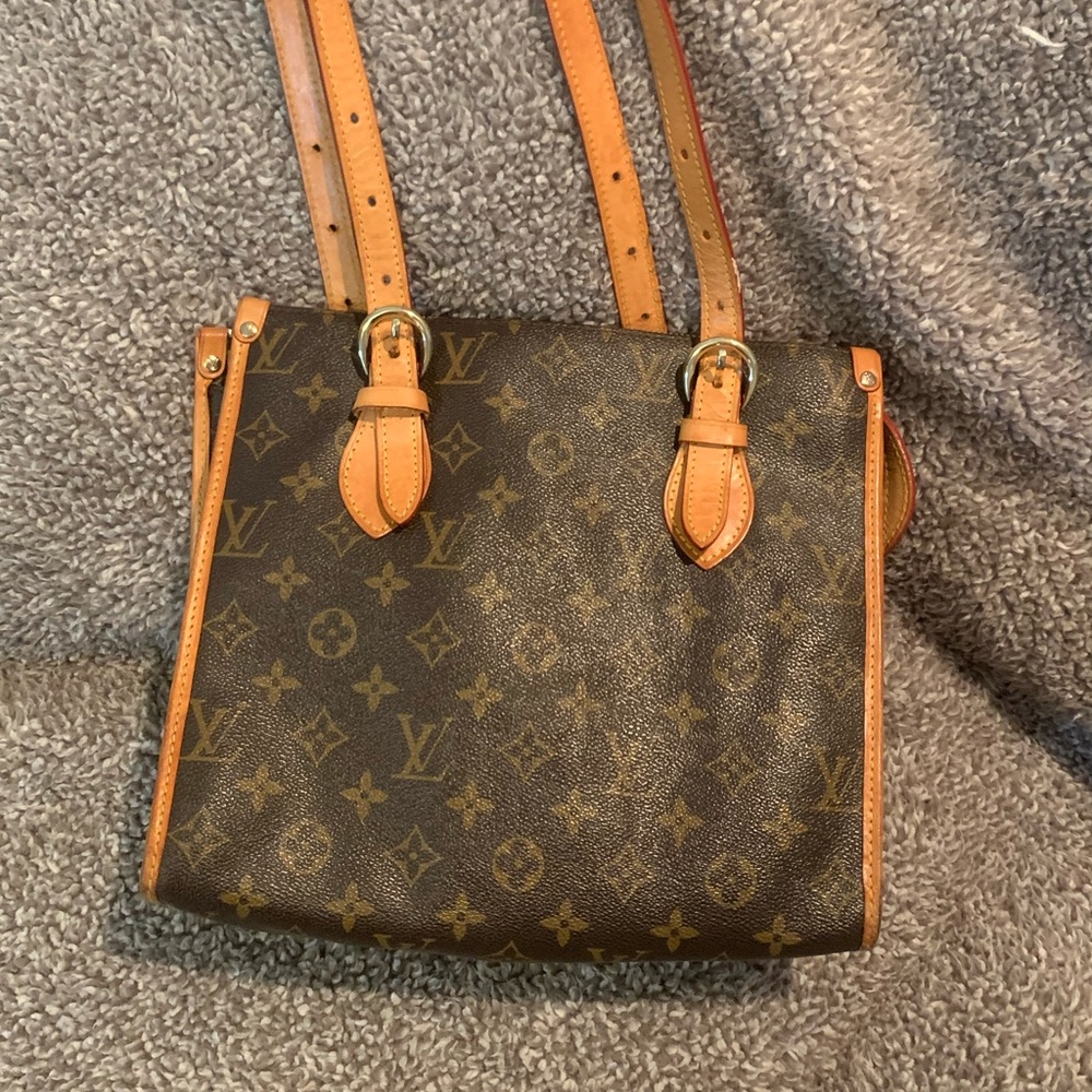 Louis Vuitton Popincourt Bag Lv Brown Leather Tote